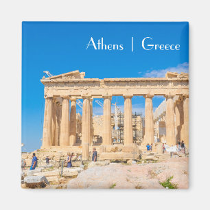 Acropolis i Athens, Grekland Magnet