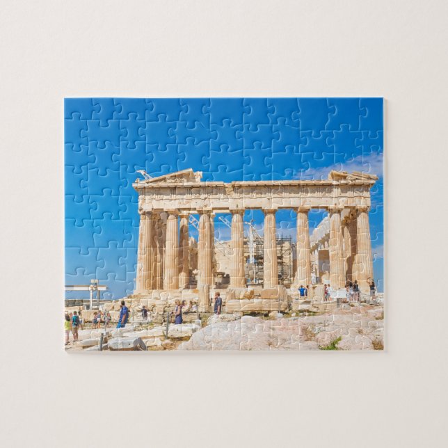 Acropolis i Athens, Grekland Pussel (Horisontell)