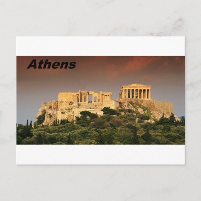 acropolis—of—athens—Aggelin—jpg Vykort (Framsida)