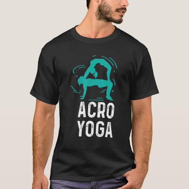 Acroyoga Gym Buddy T Shirt (Framsida)