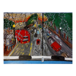 Acrylic art London-scenen poster Perfect Poster