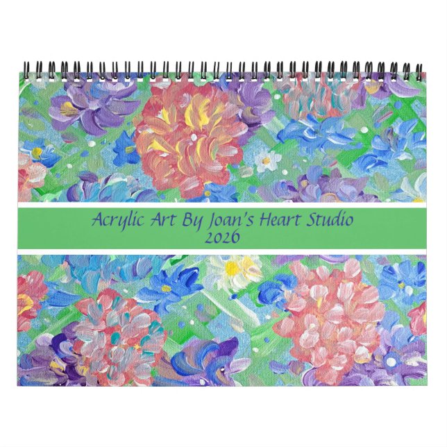 Acrylic Artwork Wall Calendar Kalender (Omslag)