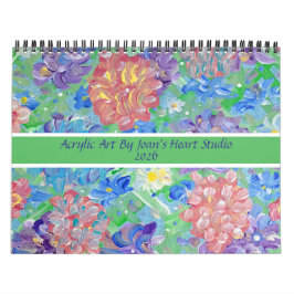 Acrylic Artwork Wall Calendar Kalender