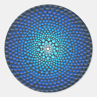 Acrylic Dot Mandala Runt Klistermärke