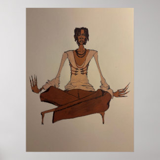 acrylic drawing  poster