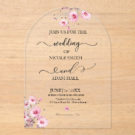Acrylic Invitation