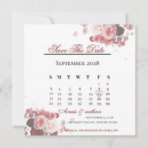 Acrylic Invitation save the date 