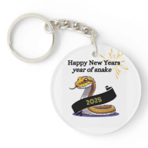 Acrylic Keychain 2025: År för ormen