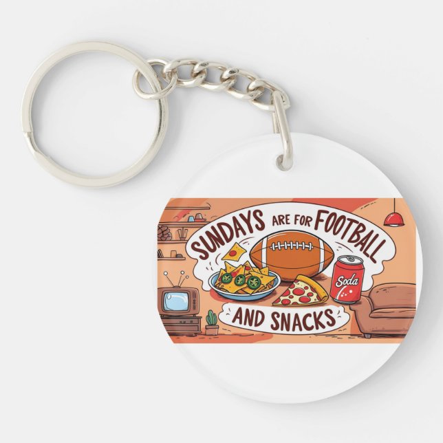 Acrylic Keychain - Football (Framsidan)