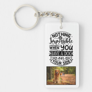 Acrylic Keychain för avskrivning av hund