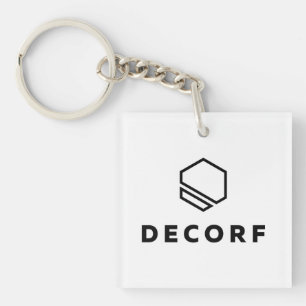 Acrylic Keychain, fyrkantig (dubbla-sidig)