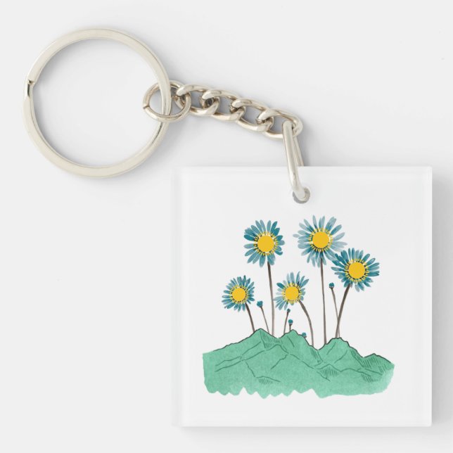 Acrylic Keychain Kazakstan (Framsidan)