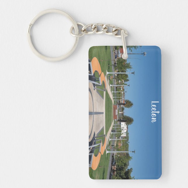 Acrylic Keychain med bild av Leeton (Framsidan)