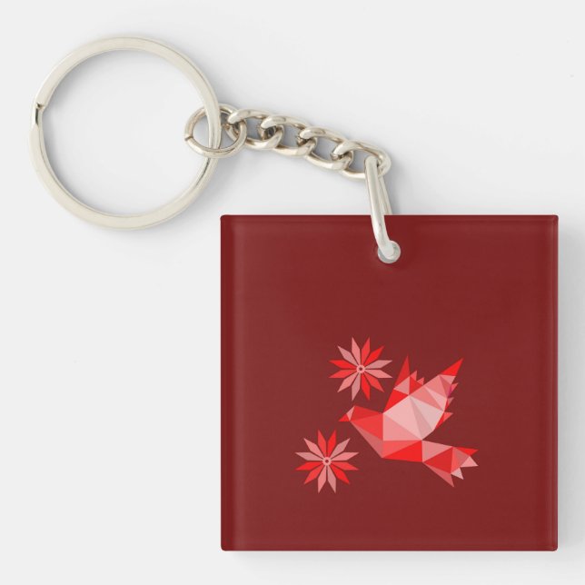 Acrylic Keychain med trevlig ART (Framsidan)
