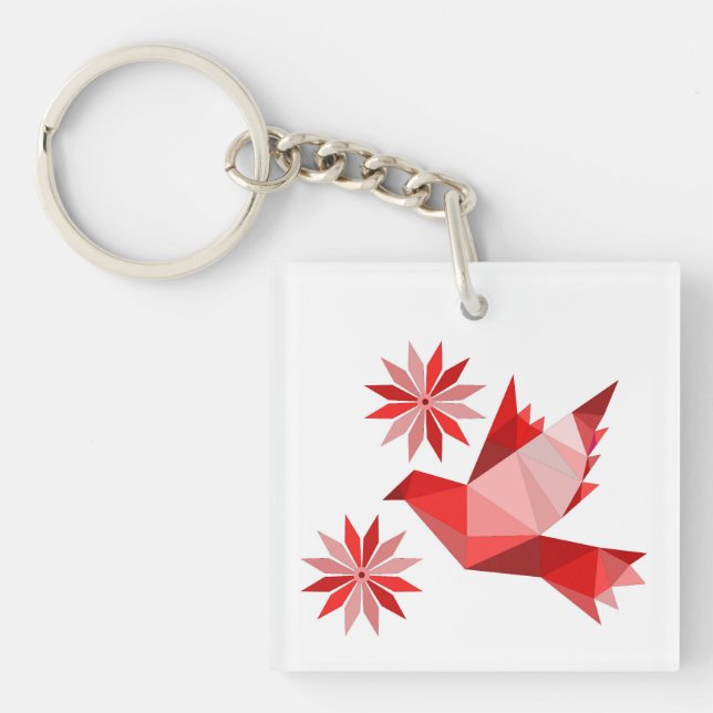 Acrylic Keychain med trevlig ART (Framsidan)