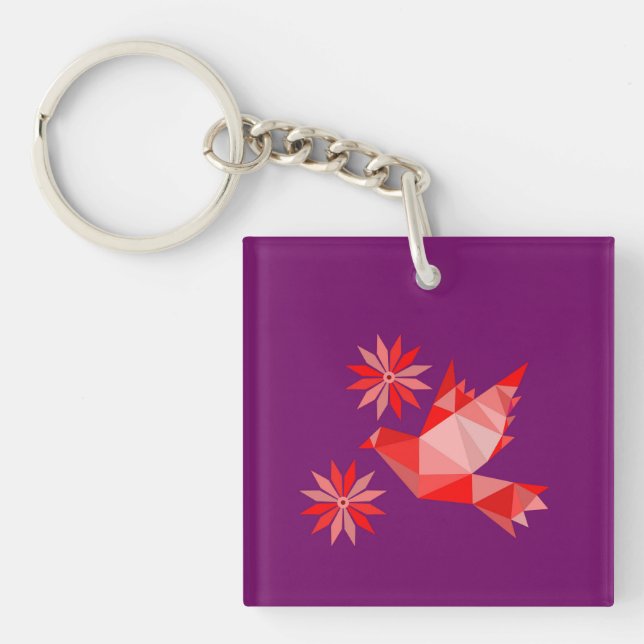Acrylic Keychain med trevlig ART (Framsidan)