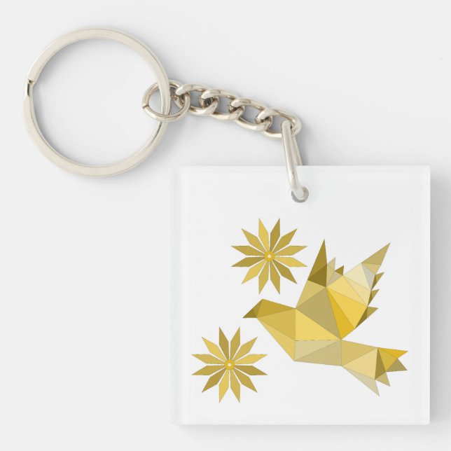 Acrylic Keychain med trevlig ART (Framsidan)