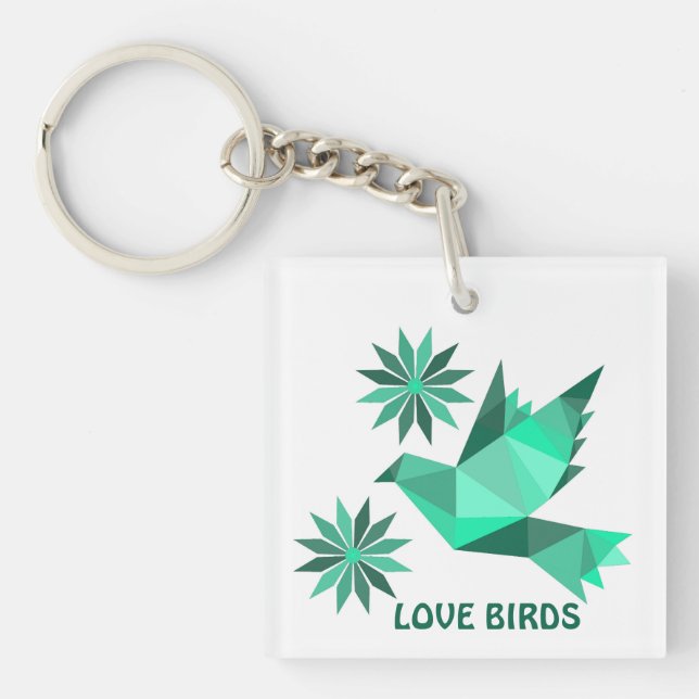 Acrylic Keychain med trevlig ART (Framsidan)