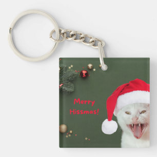 Acrylic Keychain, Merry Hissmas Önskemål