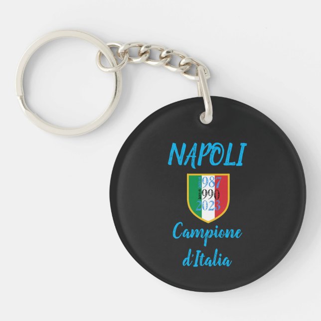 Acrylic Keychain Napoli Scudetto (Framsidan)