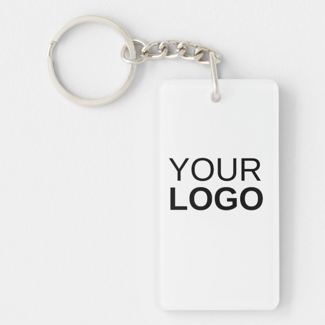 Acrylic Keychain, Rectangle (dubbla-sided) Keychai (Framsidan)