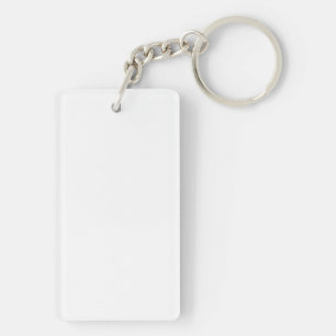 Acrylic Keychain, rektangel (dubbla-sidig)