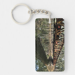 Acrylic Keychain, rektangel (dubbla-sidig)