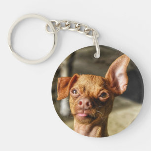 Acrylic Keychain, rektangel (dubbla-sidig)