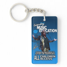 Acrylic Keychain, rektangel (dubbla-sidig)