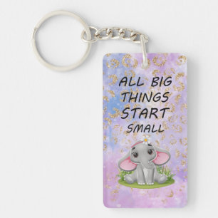 Acrylic Keychain, rektangel (dubbla-sidig)