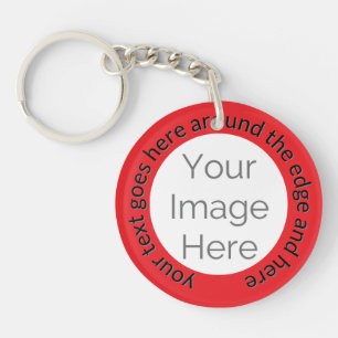 Acrylic Keychain skapar din egen fototext