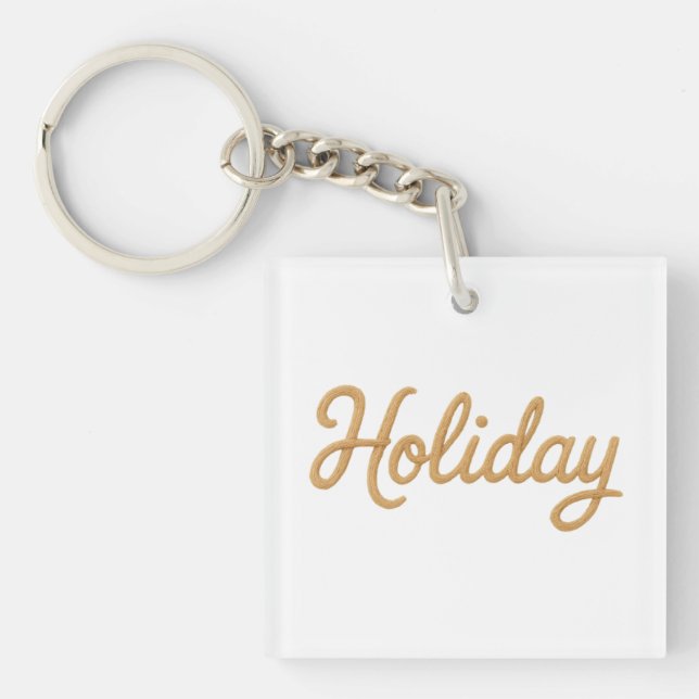 Acrylic Keychain, Square (double-sided) (Framsidan)