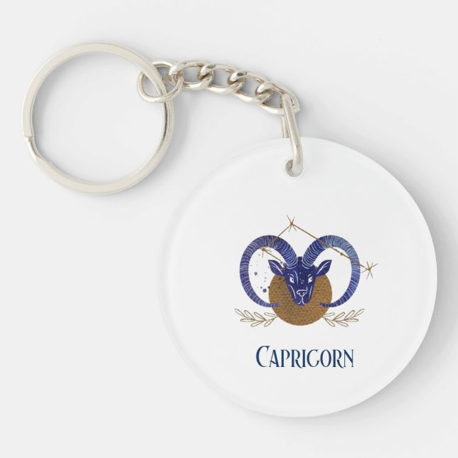 Acrylic Keychain-Zodiac Capricorn (Framsidan)