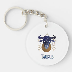 Acrylic Keychain-Zodiac Taurus