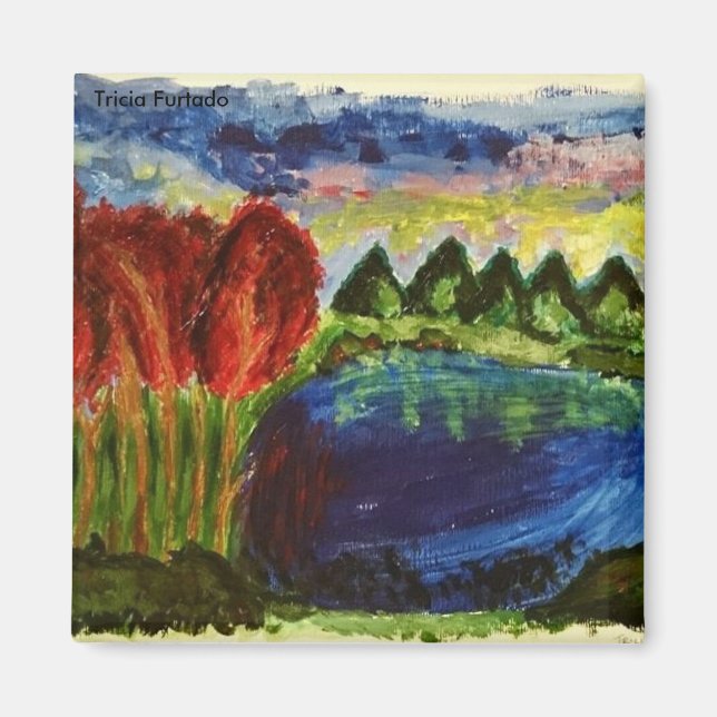 Acrylic landscape magnet (Framsidan)