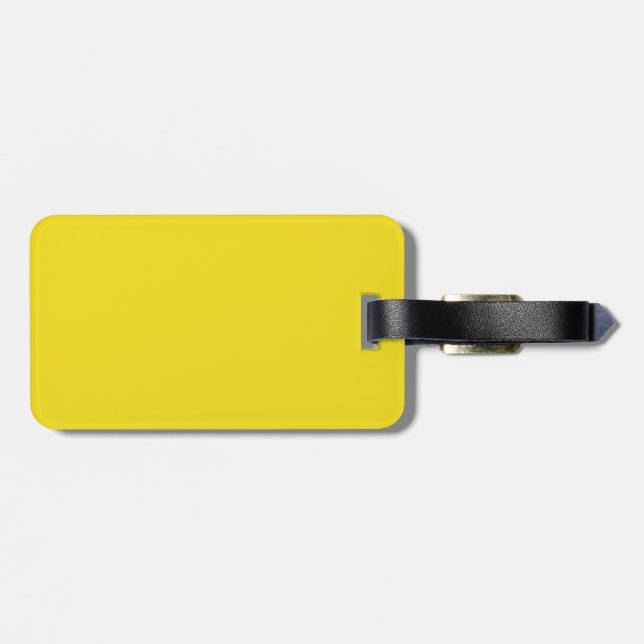 Acrylic Luggage Tag Bagagebricka (Baksida Vågrät)