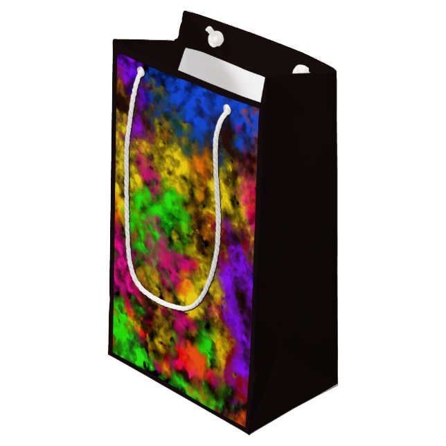 Acrylic Neon Colors Paint Splatter Splash Abstract (Framsidan Vinklad)