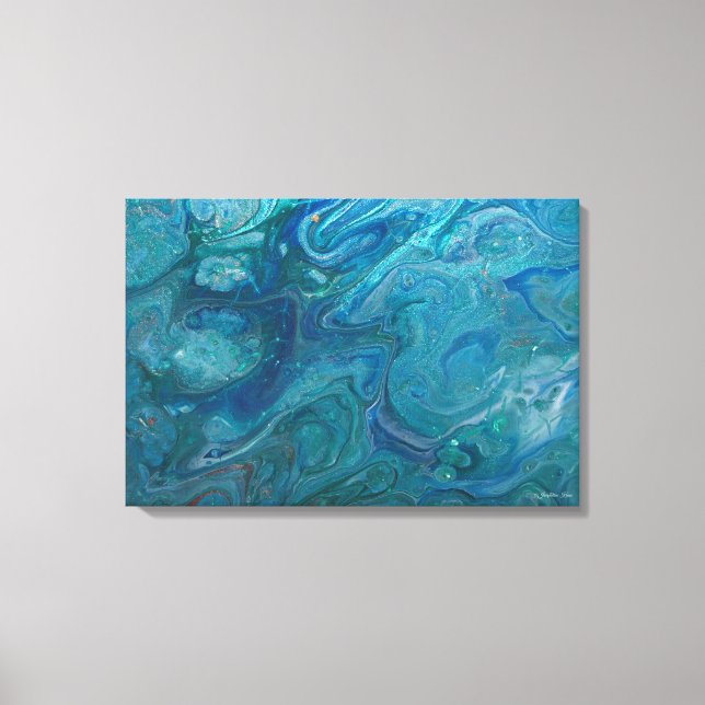 Acrylic Pour Art Canvas (Framsida)