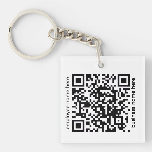 Acrylic QR Code Keychain (Framsidan)