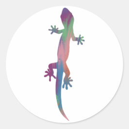Acrylic-Stil Lizard Sticker Runt Klistermärke