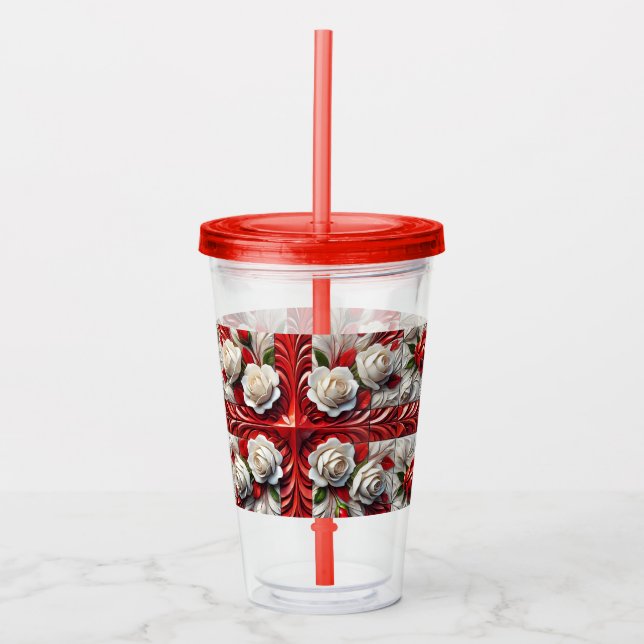 Acrylic Tumbler med engelska Ro Design Take Away Mugg (Framsida)