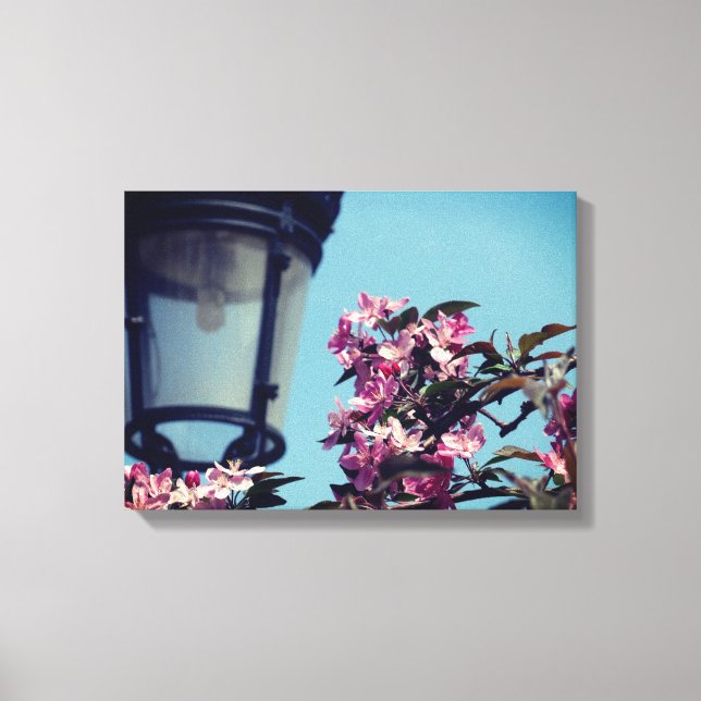 Acrylic Wall Art Vår City Canvastryck (Framsida)