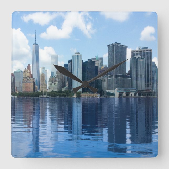 Acrylic Wall Clock Fyrkantig Klocka (Framsida)