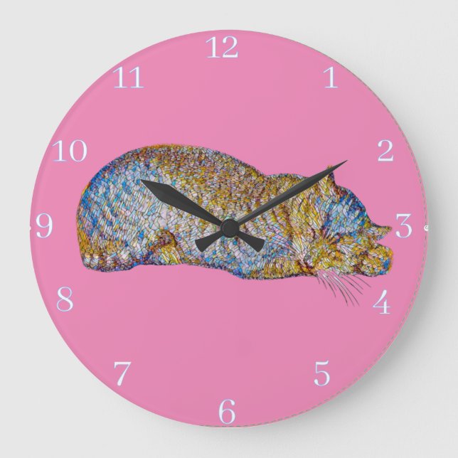 Acrylic Wall Clock Stor Klocka (Framsida)
