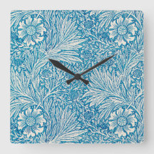 ACRYLIC WALL CLOCK: WILLIAM MORRIS DESIGNS