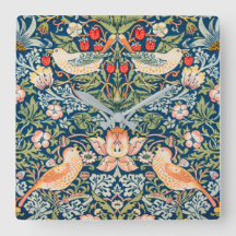 ACRYLIC WALLCLOCK : WILLIAM MORRIS