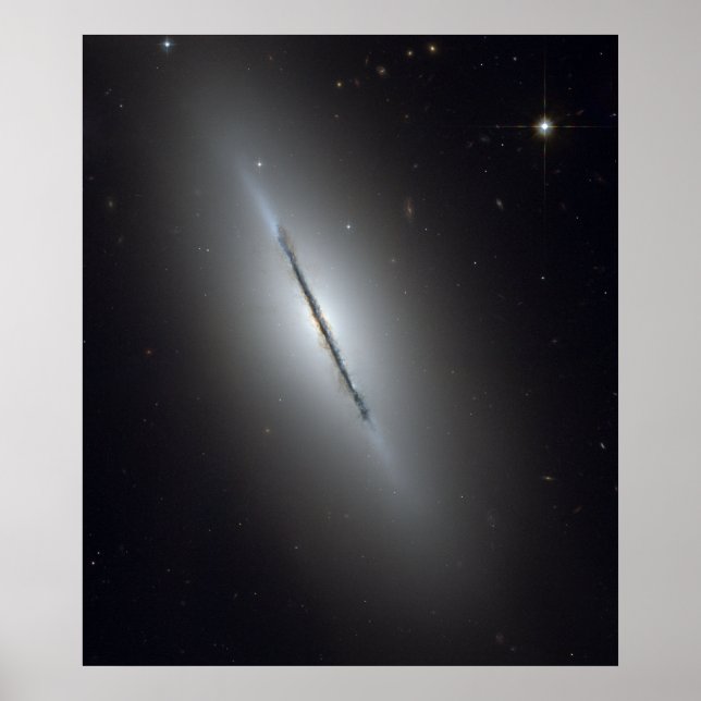 ACS-bild av NGC 5866 Poster (Framsidan)