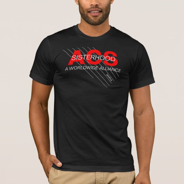 ACS-sisterhooden stora Flowy överträffar 2 T-shirt (Framsida)