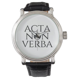 Acta Non Verba Armbandsur