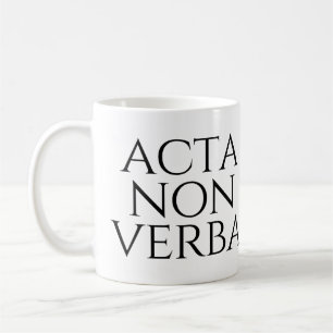 Acta Non Verba Kaffemugg